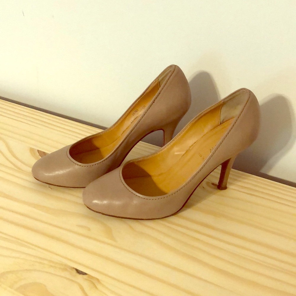 Size 7 J. Crew Heels - Color: Taupe